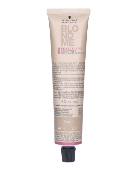 Schwarzkopf Blondme Blonde Toning Sand