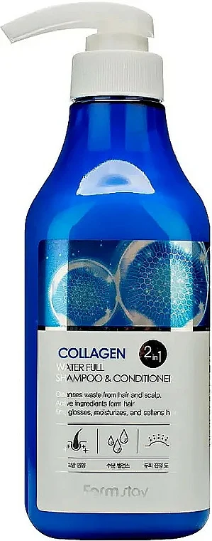 Shampoo-condizionante idratante al collagene