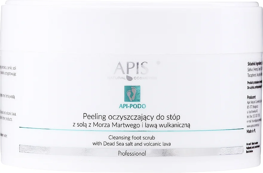 Peeling detergente piedi