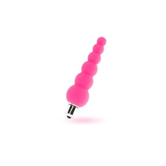 Giocattoli anali intensi Snoopy 7 velocità in silicone rosa intenso