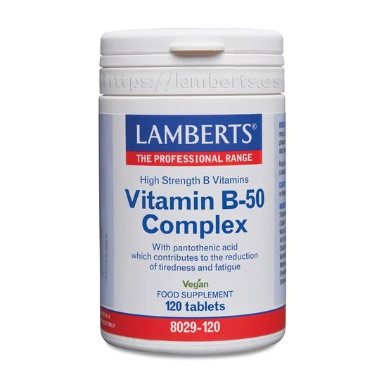 Lamberts Complejo de Vitaminas B-50 120 tabletas