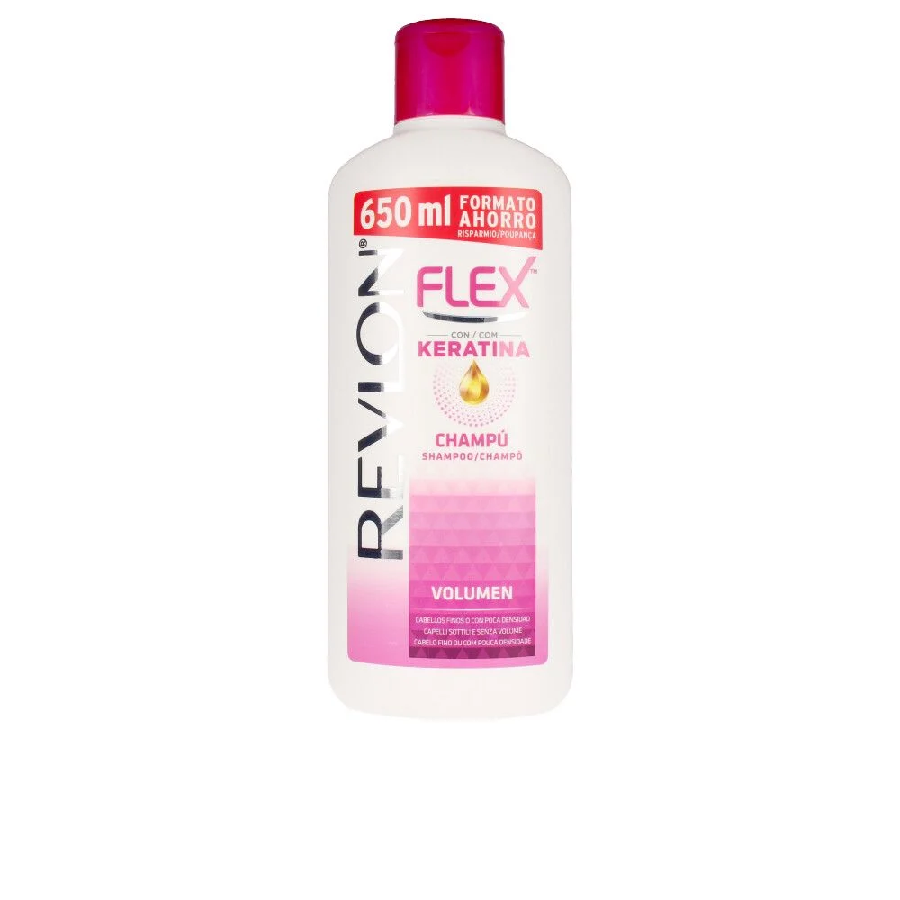 FLEX KERATINA champú volumen