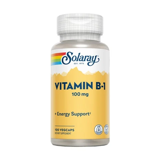 Solaray Vitamina B1 100mg 100mg 100 Caps