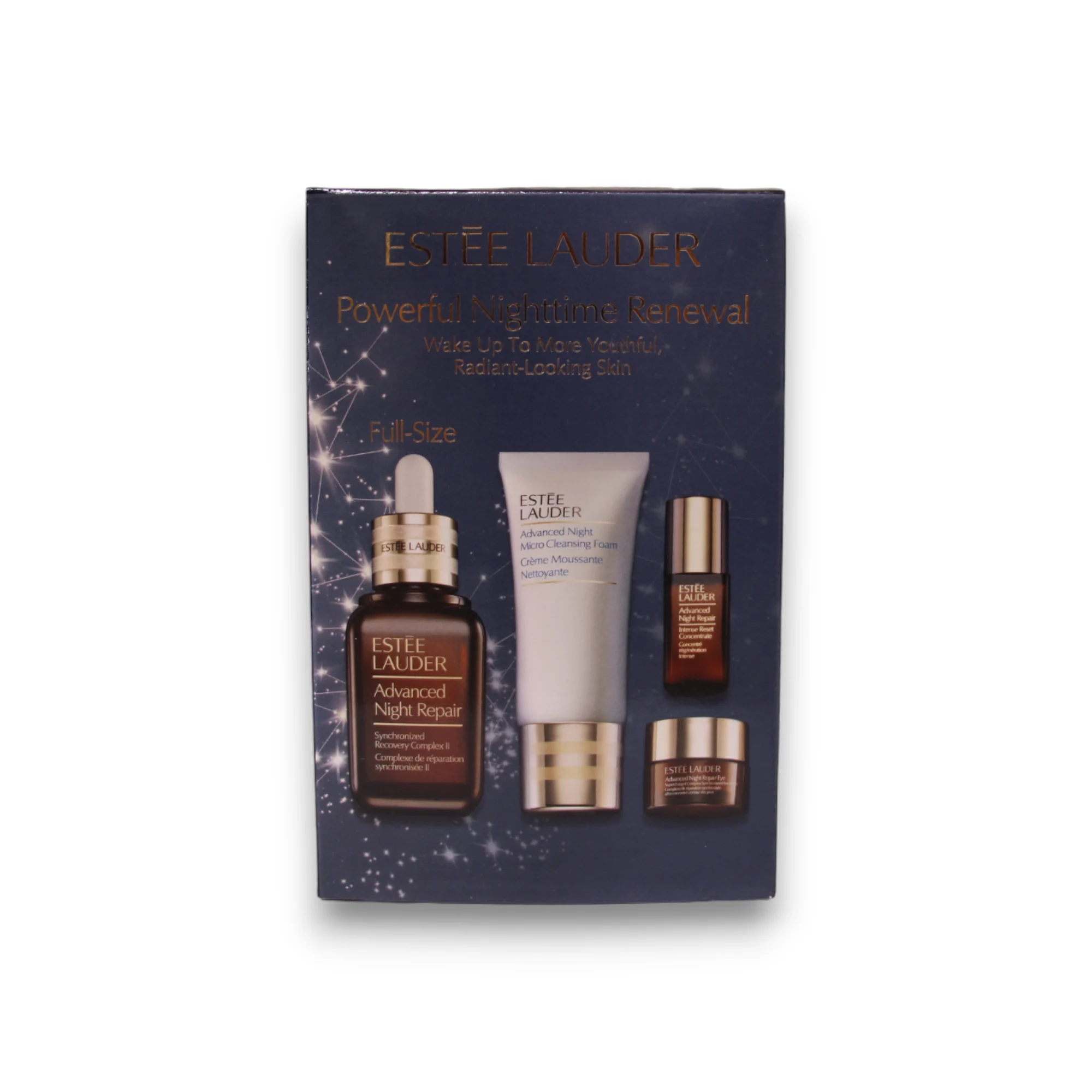 Powerful NightTime Renewal Set Estee Lauder: Riparazione Notturna Avanzata antimacchia viso e occhi
