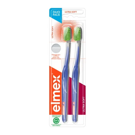 Set di spazzole per denti ultra morbidi di 2