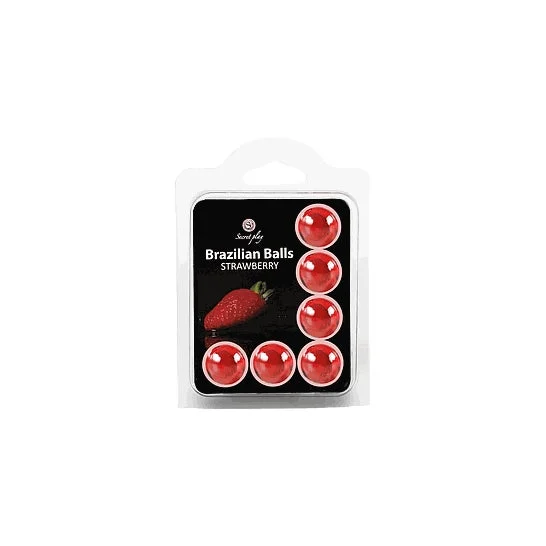Secretplay Set Palle Brasiliane Fragola 6 pezzi