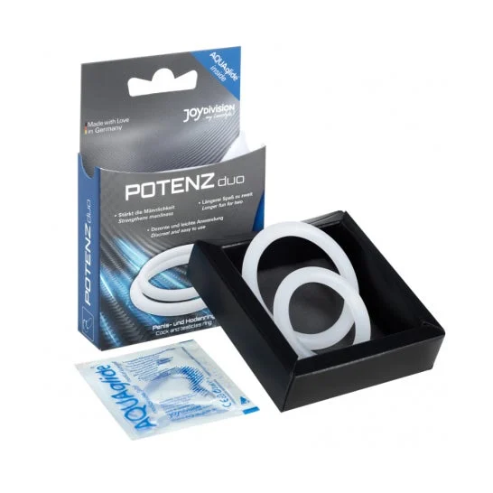 Joydivision Potenz Duo Anelli Bianco Medio Peni M 1 UnitÃ