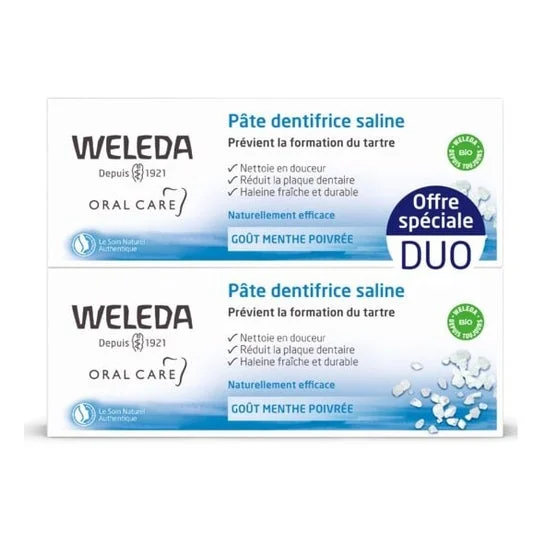 Weleda Pte Saline Dentifricio Weleda Pte Saline 75ml lotto di 2