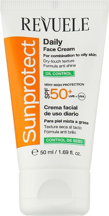 Crema solare per viso "Oil control"