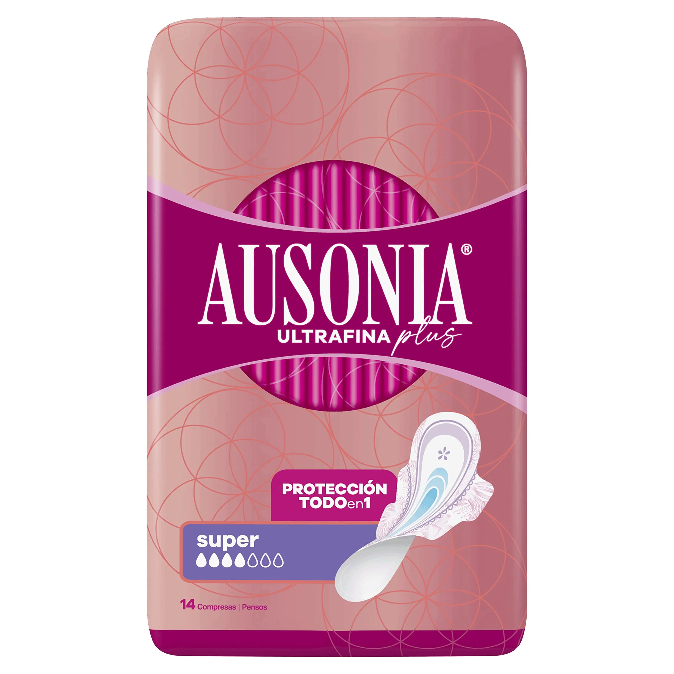 Ausonia Ultrafine Plus Assorbenti Super Ali 14 U