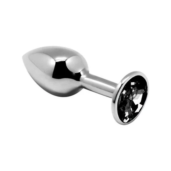 Alive Anal Pleasure Mini Plug Metal Negro Talla L 1ud