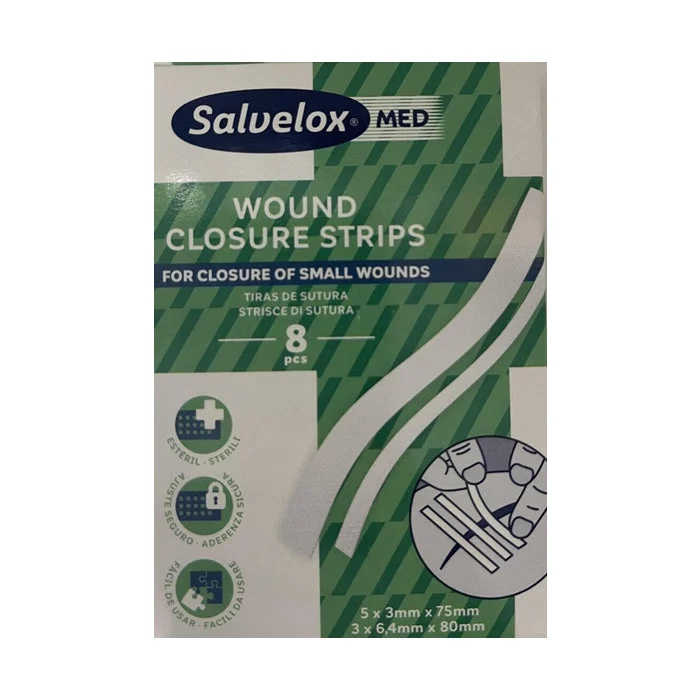 Strisce per sutura Salvelox 8 pezzi assortiti