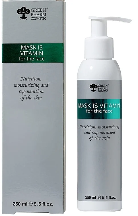 Maschera viso con vitamine