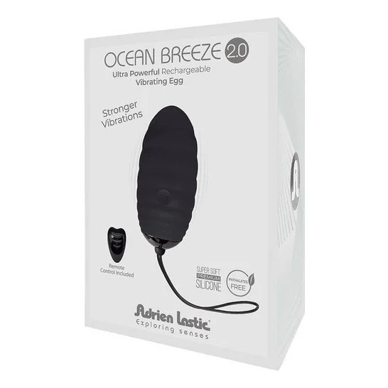 Adrien Lastic Ocean Breeze 2.0 Huevo Vibrador Negro 1ud