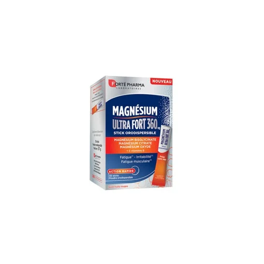 Forte Pharma Magnesio 360Mg Ultra Fuerte 30 Sticks
