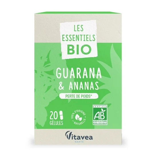 Nutri'sentiels Guaraná y Piña Bio 20 Perlas
