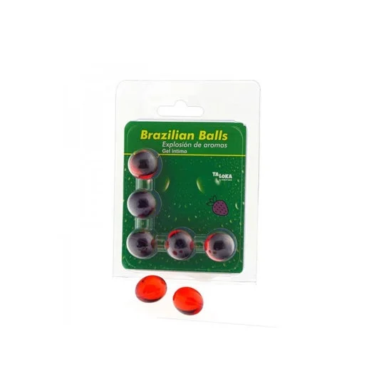 Diverty Sex Taloka Brazilian Balls Intimate Gel Strawberry 5uds