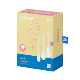 Satisfyer Kit Yoni Power 1 Chinese Balls Bianco