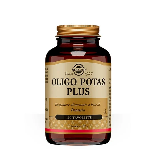 Solgar Oligo Potas Plus 100 tavolette