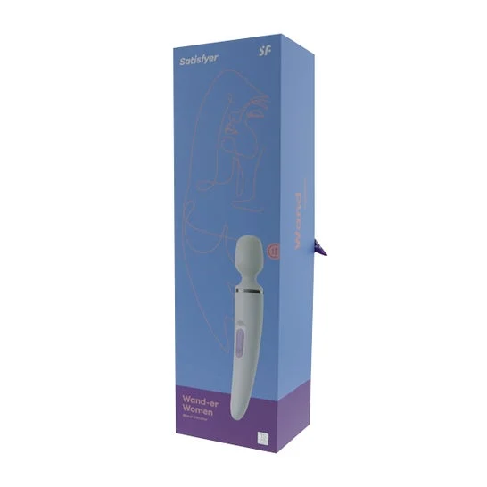 Satisfyer Wand-Er Women Vibrating Massager White 1pc
