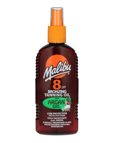 Malibu Bronzing Tanning Oil Argan Oil SPF 8