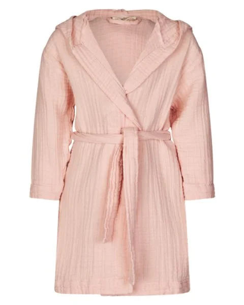 Lille Kanin Bathrobe Muslin Rose Smoke 5-6 years