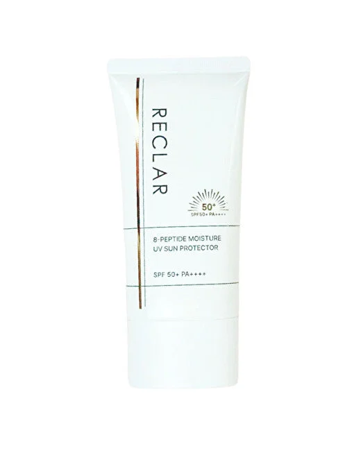 Reclar Crema solare viso SPF 50+ 8-Peptide Umidità UV 50 ml