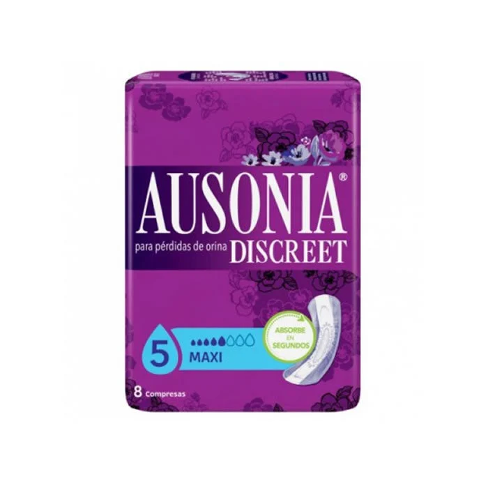 Ausonia Discreti Strumenti Sanitari Maxi Incontinenza Urinaria 8 Unità