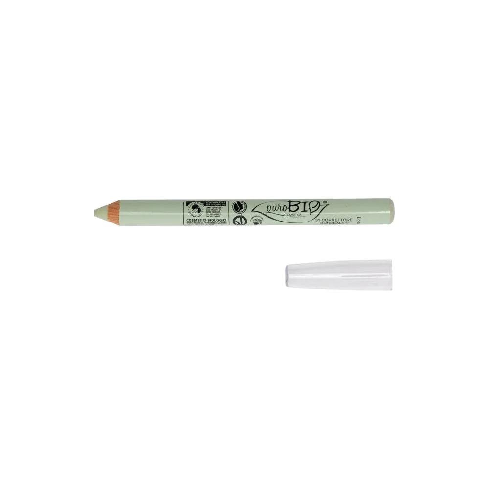 Purobio cosmetics Matitone Correttore Correttivo, Verde (31) vegano (2,30 g)