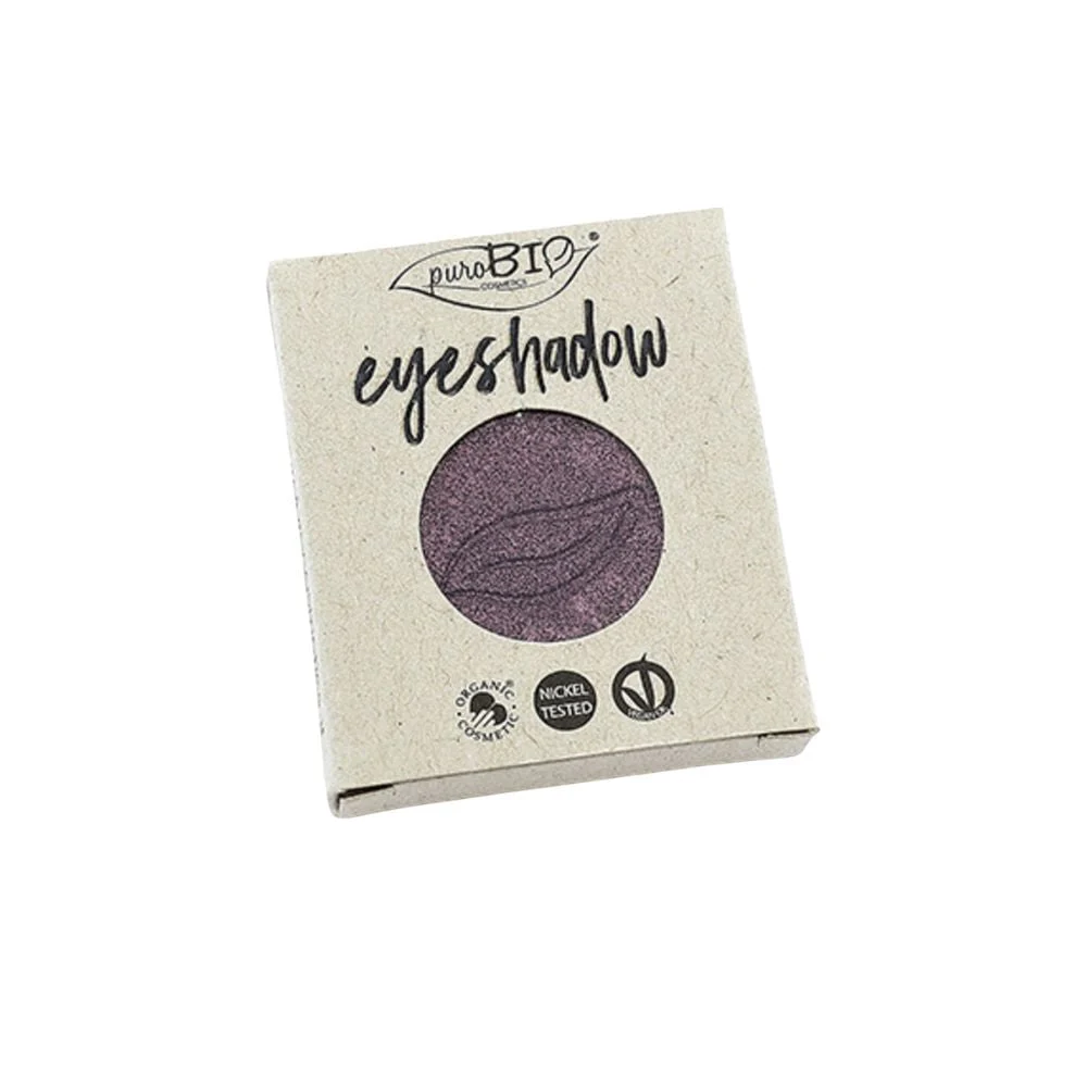 Purobio cosmetics Ombretto Compatto, 06 Viola (luccicante) Ricarica (2,50 g)