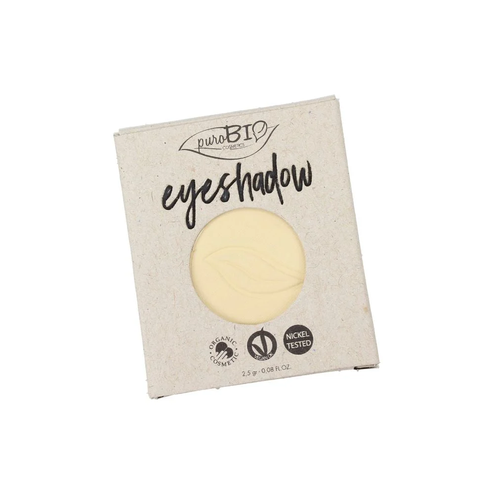 Purobio cosmetics Ombretto Compatto 11 Banane (opaco) Ricarica (2,50 g)