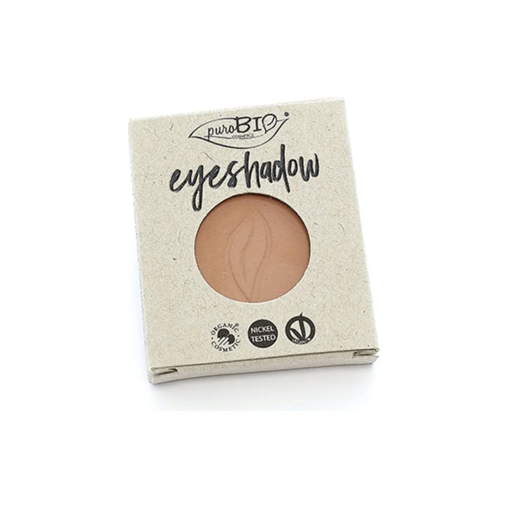Purobio cosmetics Ombretto Compatto 12 Pesca (opaco) Ricarica (2,50 g)