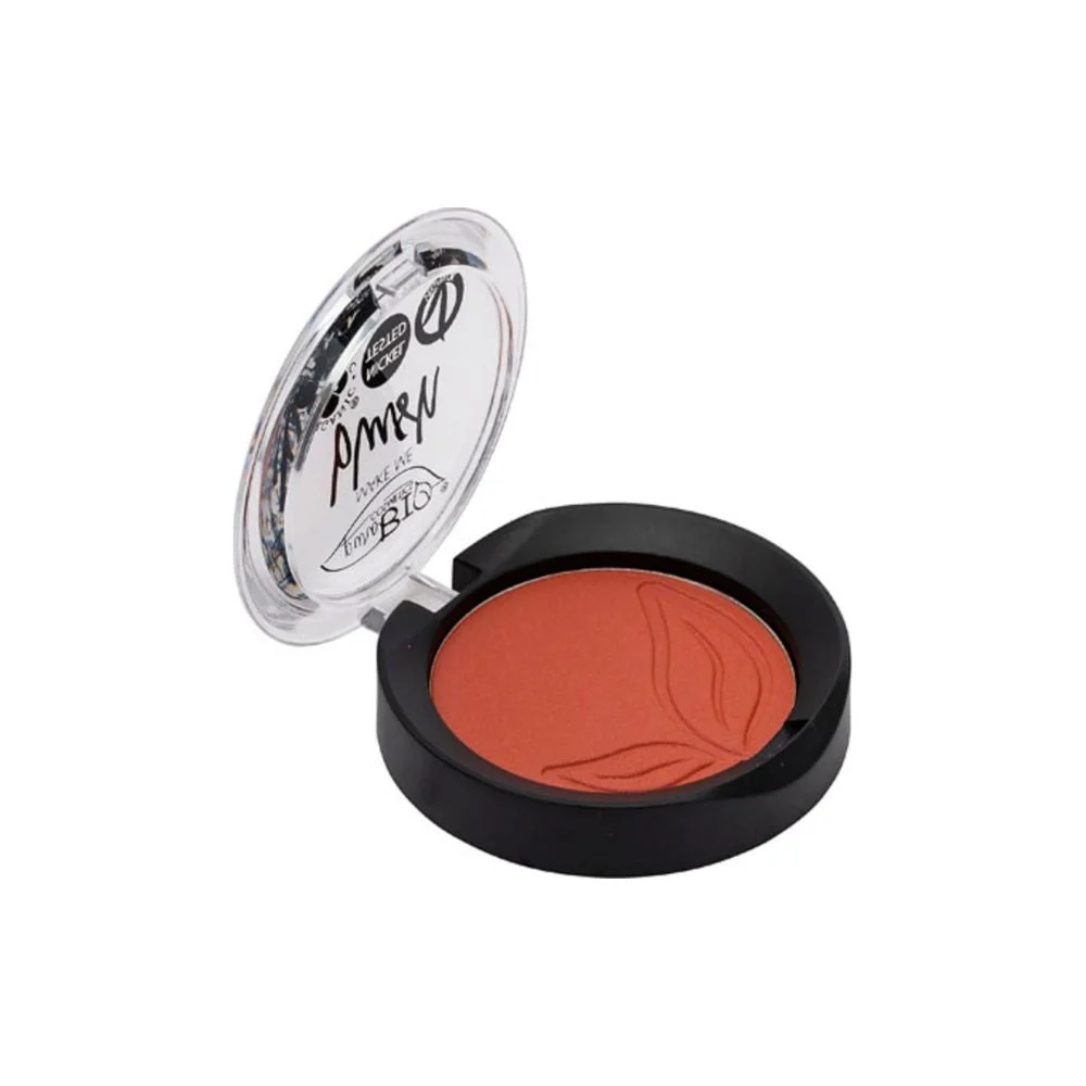 Purobio cosmetics Blush Compatto, 04 mattone opaco (5,20 g)