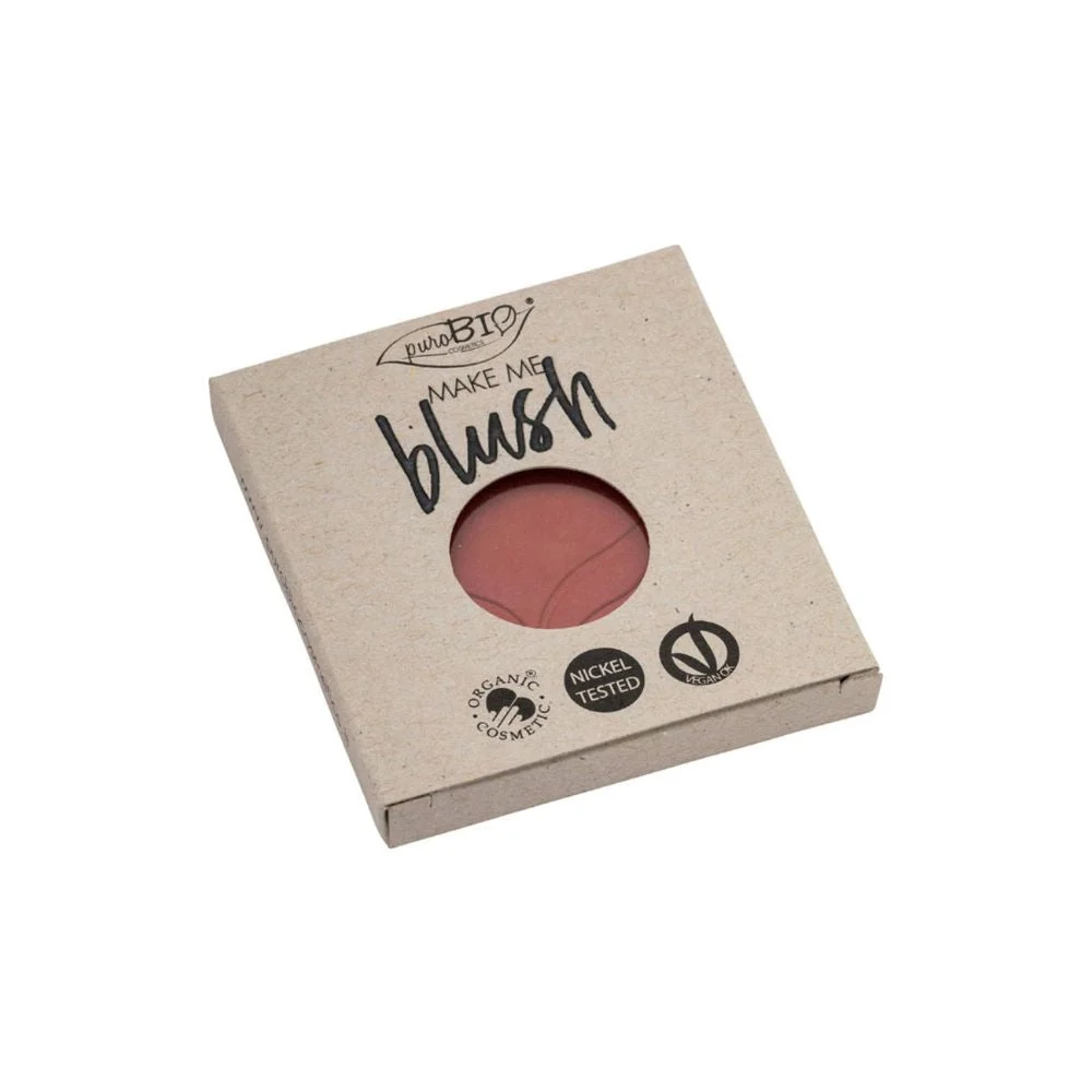 Purobio cosmetics Blush Compatto ricarica, 04 mattone opaco (5,20 g)