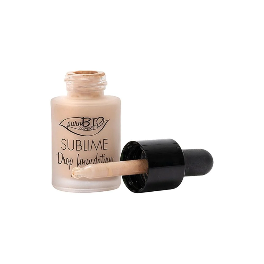 Purobio cosmetics Sublime Drop Fondotinta, 01 (15 ml)