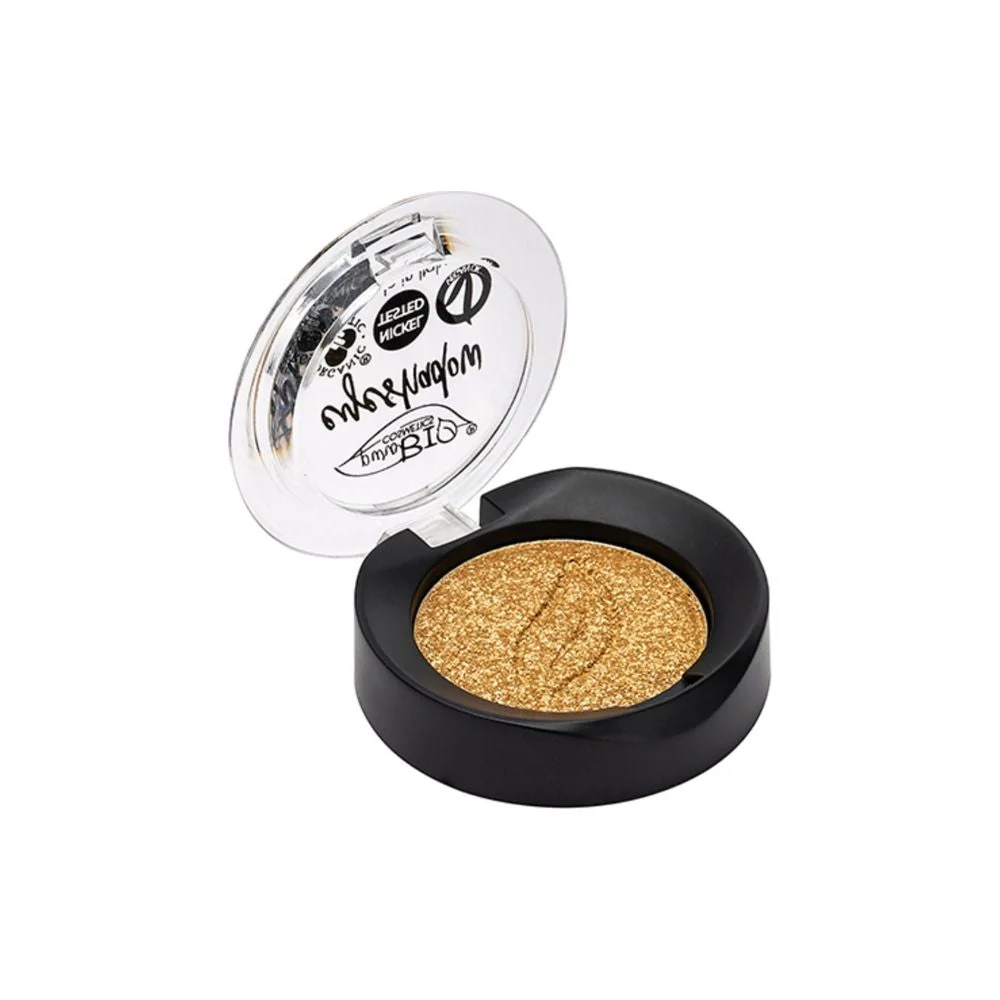 Purobio cosmetics Ombretto Compatto, 24 Oro (2,50 g)