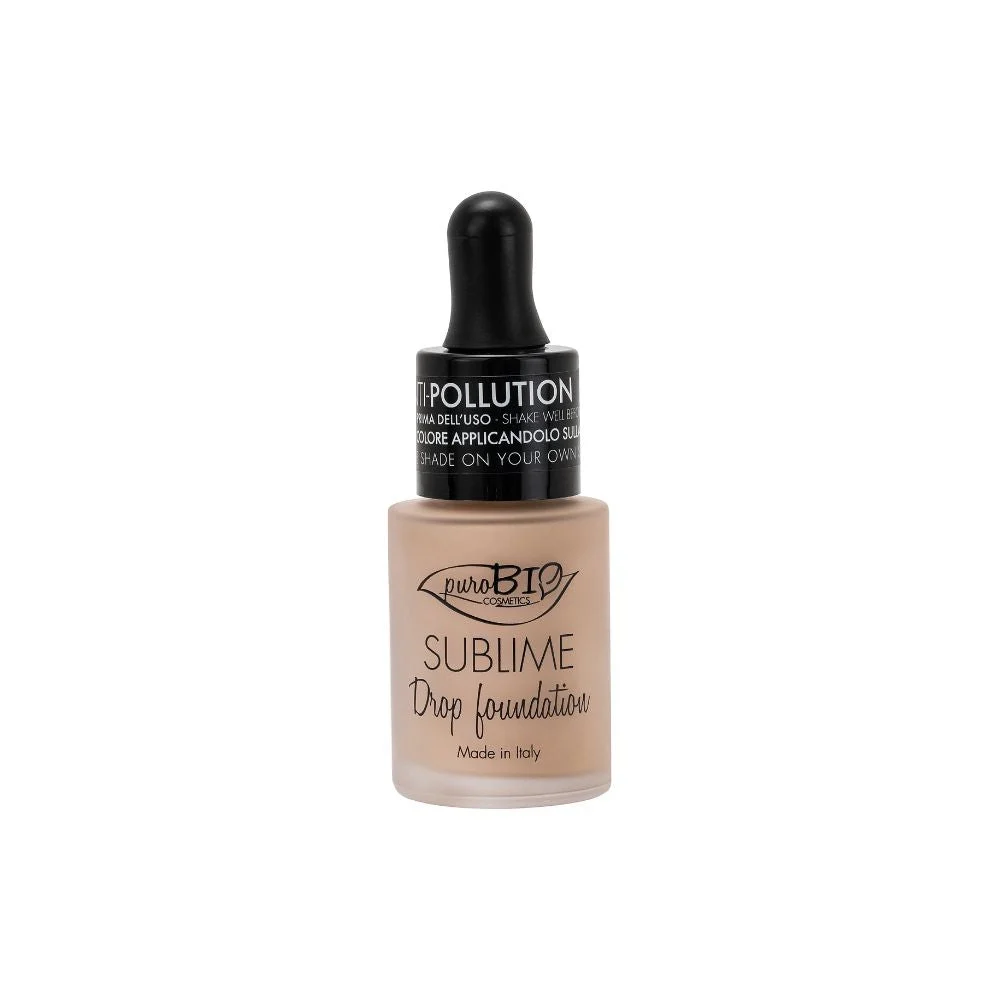 Purobio cosmetics Sublime Drop Fondotinta, 02Y (15 ml)