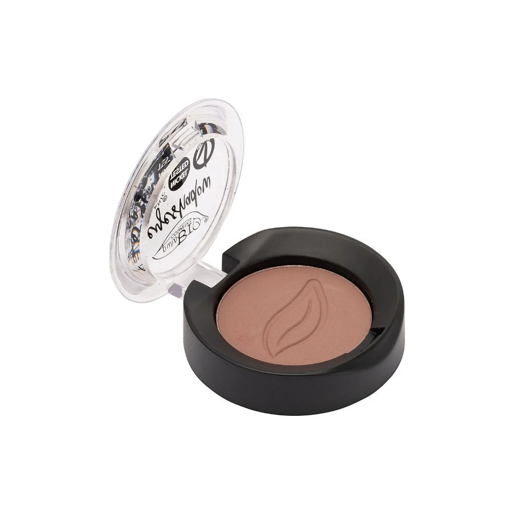 Purobio cosmetics Ombretto Compatto, 27 marrone caldo (opaco) (2,50 g)