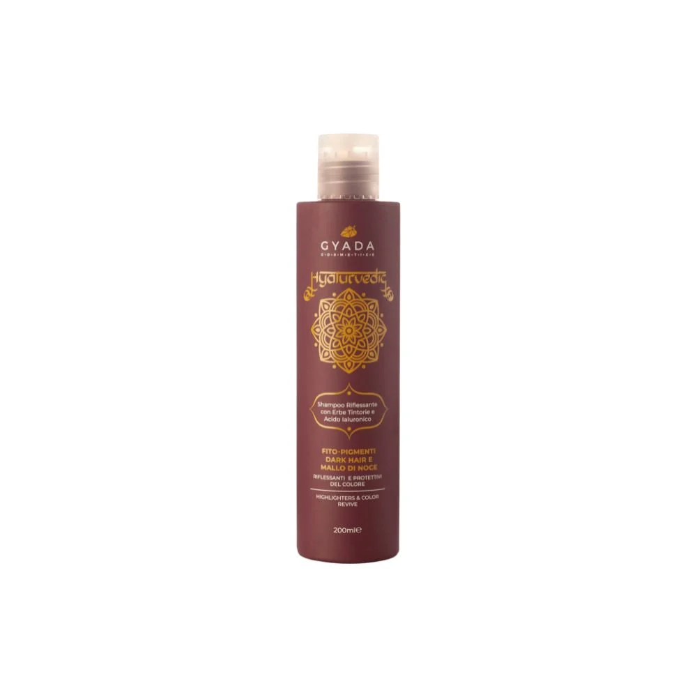 Gyada cosmetics Hyalurvedic Shampoo Riflessante Capelli scuri 200 ml