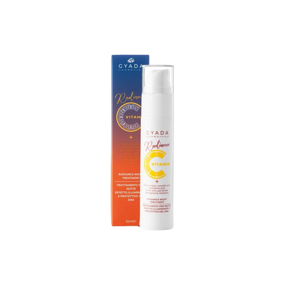 Gyada cosmetics Radiance Trattamento Viso Notte Illuminante e Protettivo del DNA 50 ml