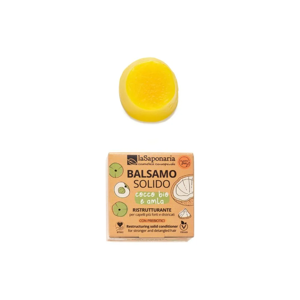 La saponaria Balsamo Solido Ristrutturante e Nutriente FORZA 40 g