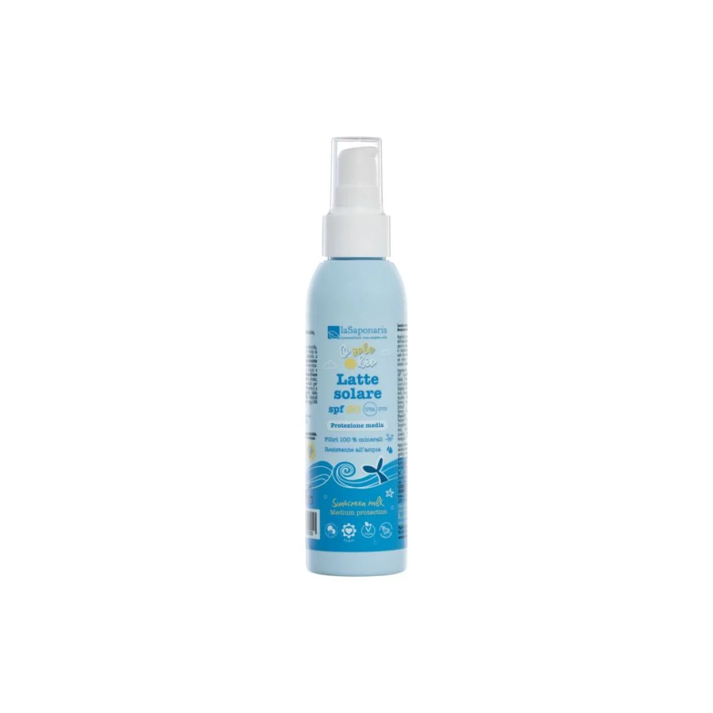 La saponaria osolebio Latte Solare SPF20 Media Protezione 125 ml