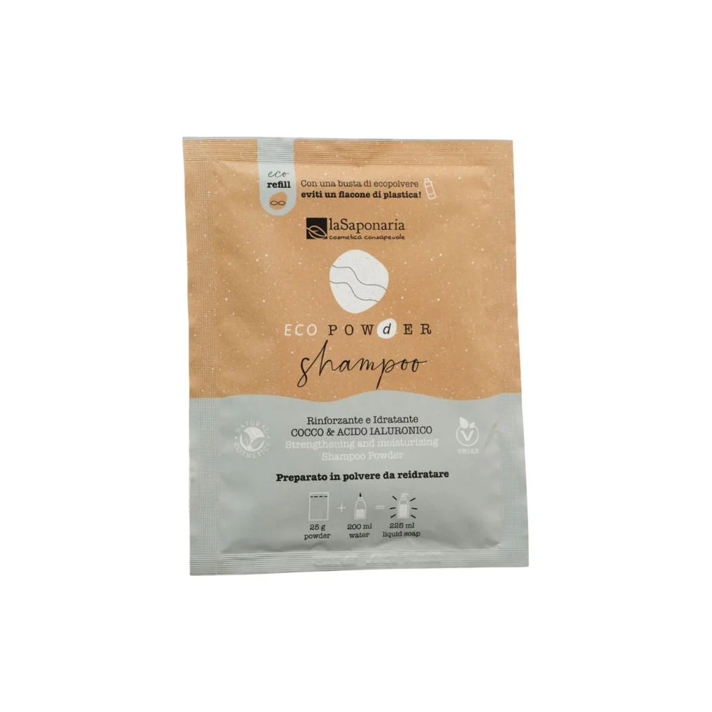 La saponaria EcoPowder Shampoo in Polvere Rinforzante 25 g