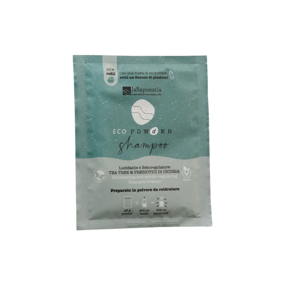 La saponaria EcoPowder Shampoo in Polvere Lucidante 25 g