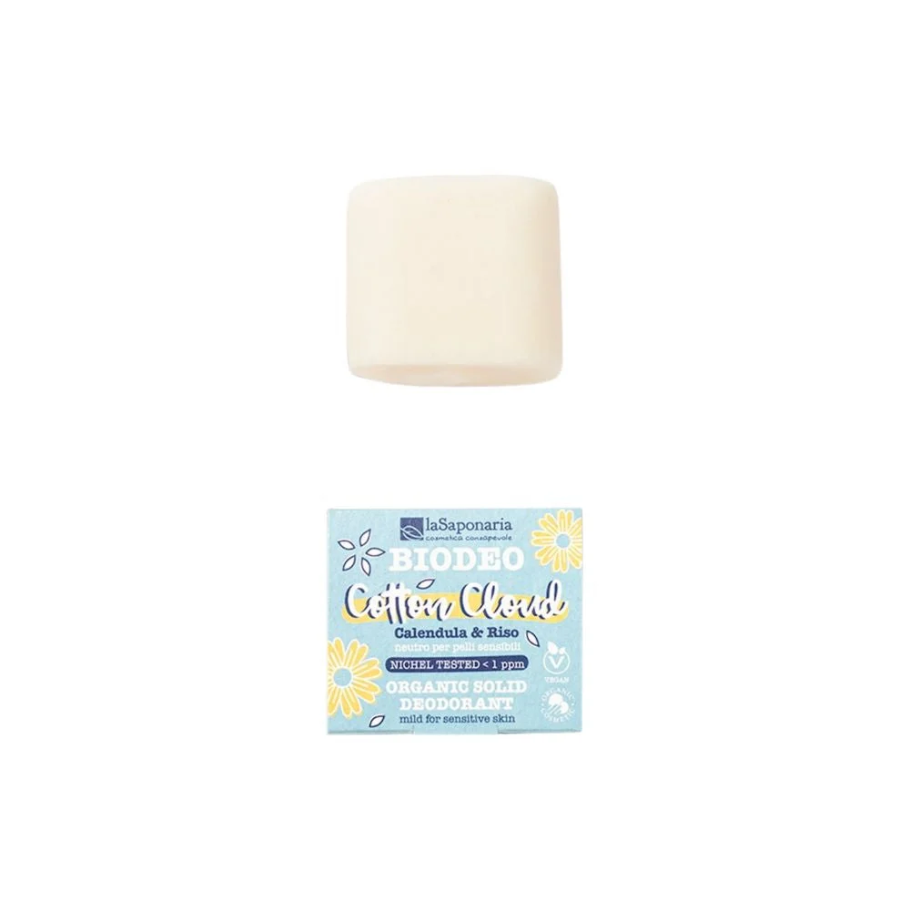 La saponaria BIODEO Deodorante Solido Cotton Cloud 40 ml