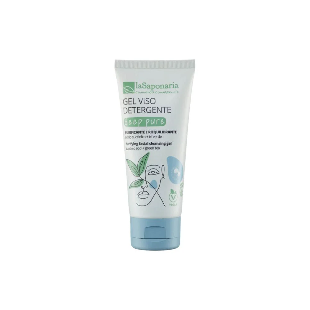La saponaria Gel Viso Detergente Deep Pure 100 ml