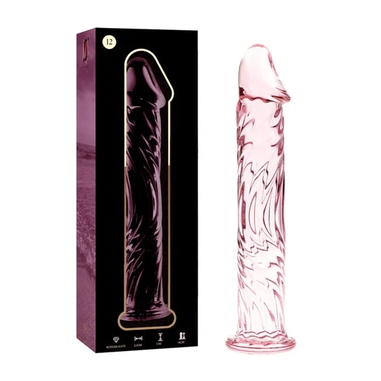 Ibiza Nebula Modelo 12 Dildo Cristal Rosa 17x3,5cm 1ud