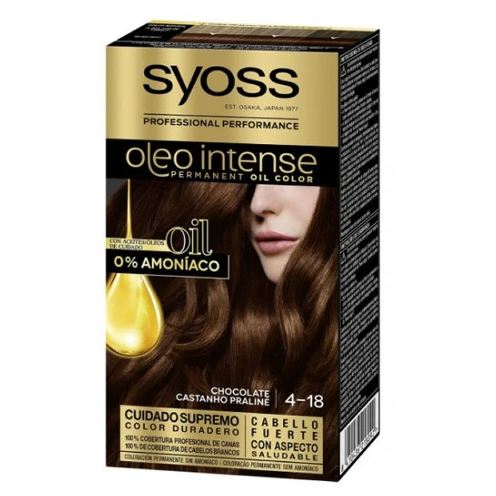 Syoss Oleo Colore Intenso Permanente 4-18 Cioccolato