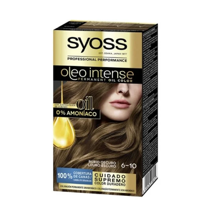 Syoss Oleo Colore Intenso Permanente 6-10 Biondo Scuro