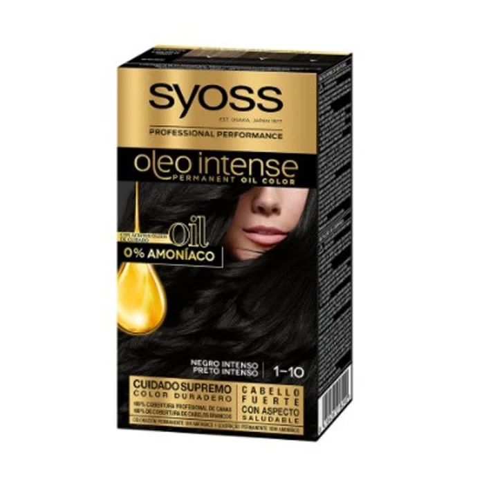 Syoss Oleo Colore Intenso Permanente 1-10 Nero Profondo
